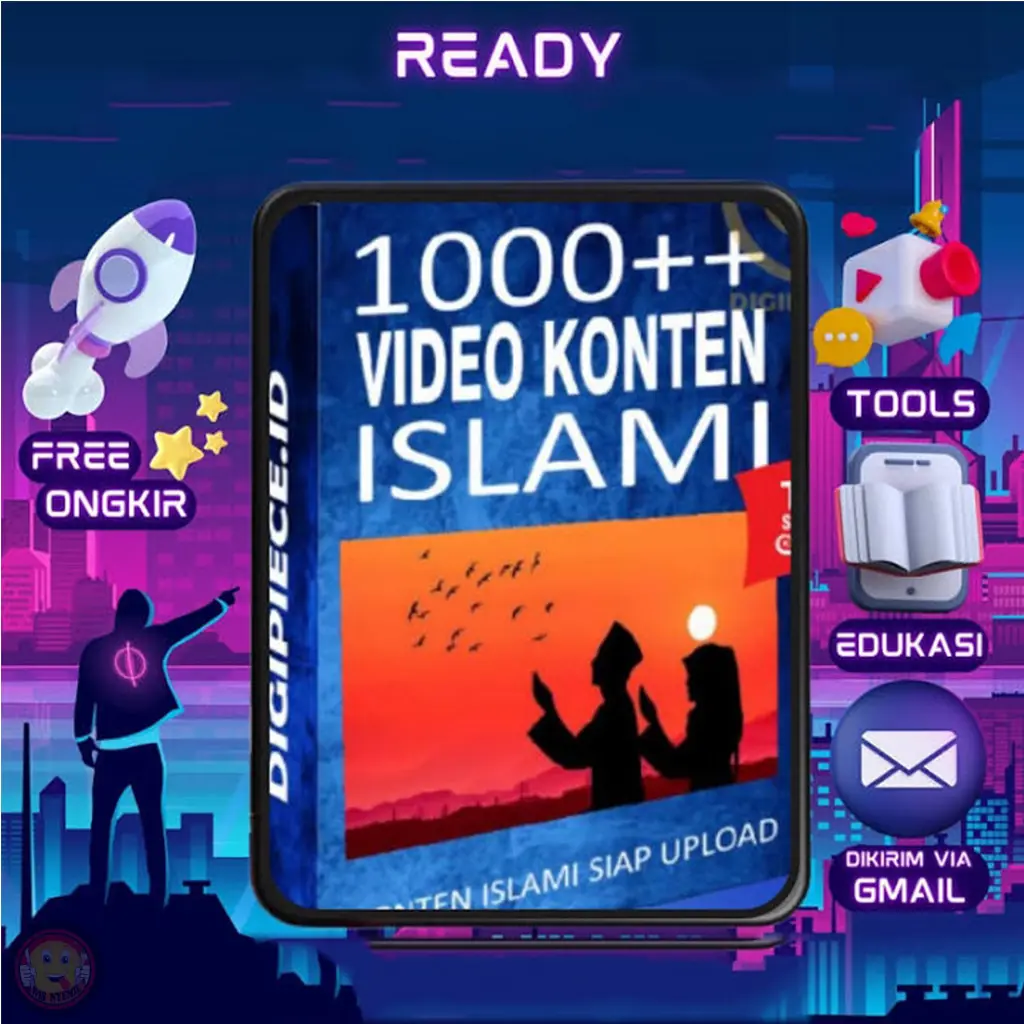 1000+ VIDEO KONTEN ISLAMI No Copyright Siap Upload Keperluan Konten Kreator Affiliate - Video Conten